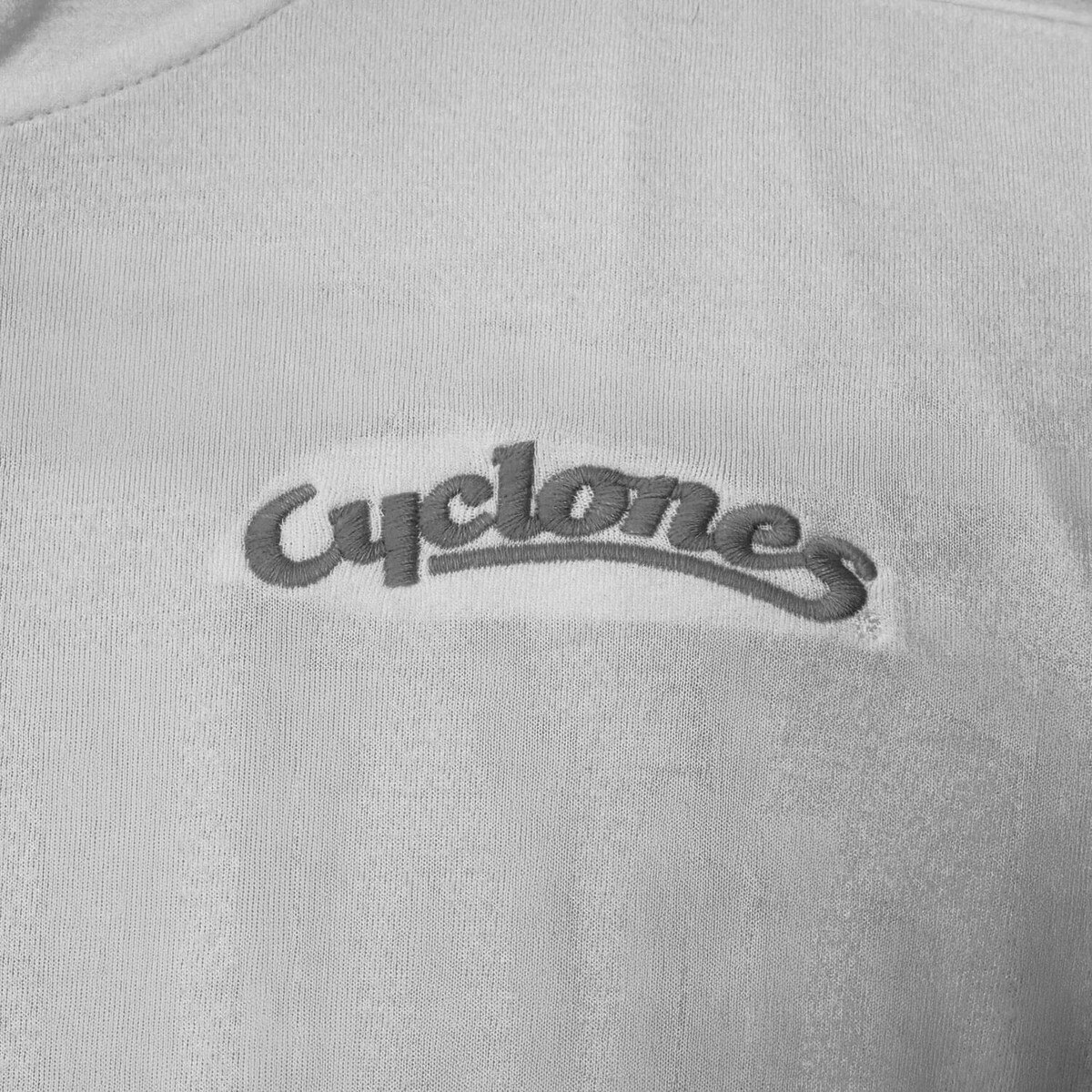 Nike Cyclones White Quarter Zip FA26 design close up